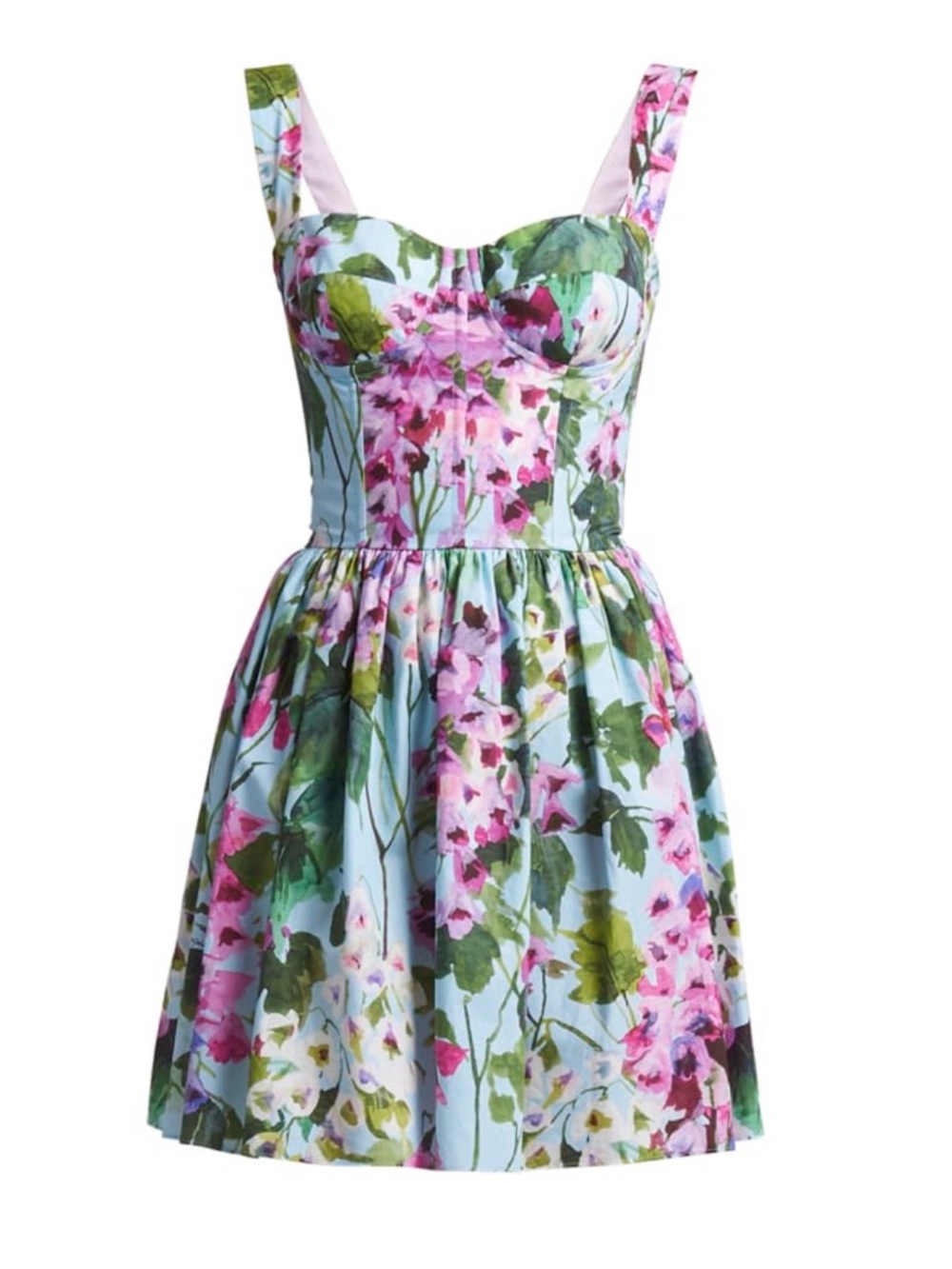 Dolce&Gabbana
Floral-Print Bustier Mini Dress